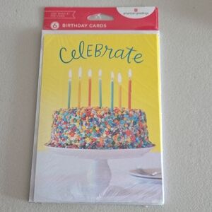 New Sealed American Greetings 6 Birthday Celebrate